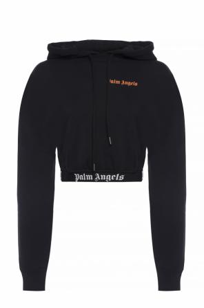 Cropped sweatshirt with logo, zdjęcie 1 Cropped sweatshirt with logo od Palm Angels